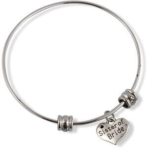 Sister of Bride Bangle Bracelet Marriage Wedding Jewelry